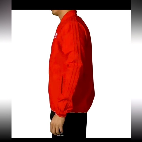 Adidas NWOT Men’s Originals SST Superstar 2.0 SLIM Track L Jacket Red - Picture 3 of 3